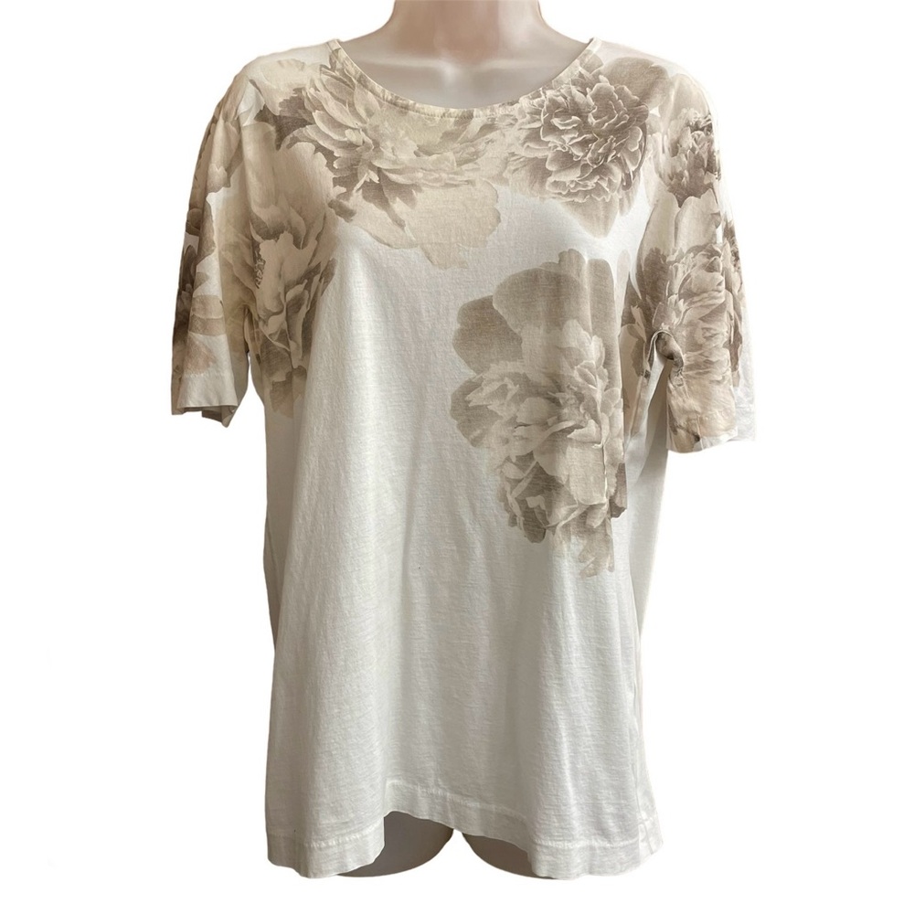 J. Crew Women’s Photo Floral T shirt Top Size Medium